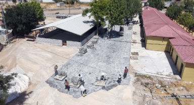 Büyükşehir’den Elbistan Alembey’in Sosyal Tesisine Düzenleme