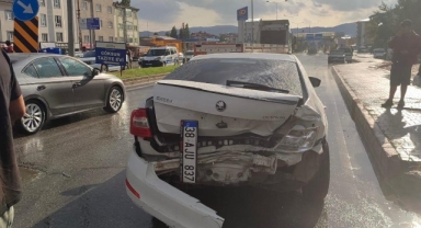 Göksun’da zincirleme kaza: 1 yaralı