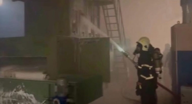 Kahramanmaraş’ta fabrika yangını