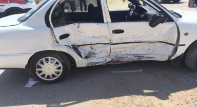 Kahramanmaraş’ta iki otomobil çarpıştı: 5 yaralı