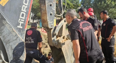 Kahramanmaraş’ta işçi göçük altında kaldı