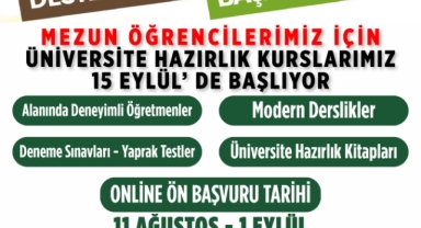 Onikişubat Belediyesi’nin ücretsiz Üniversite Hazırlık Kursu’nda yeni dönem başlıyor
