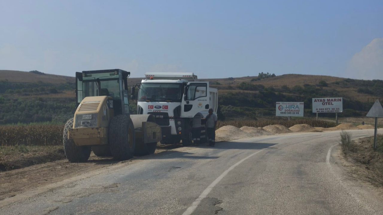 Yumurtalık’ta yollar yenileniyor