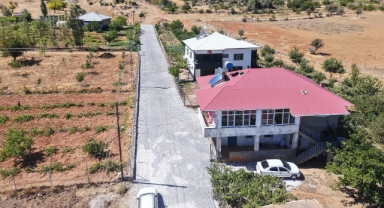 Afşin’in Kırsal Mahallelerinden Türksevin’in Ulaşım Konforu Artırıldı