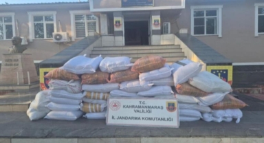 Kahramanmaraş’ta bin kilogram kaçak tütün ele geçirildi