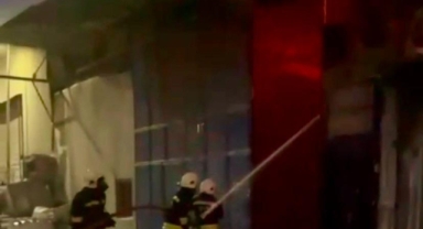 Kahramanmaraş’ta işyerinde yangın 