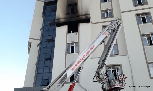 Kahramanmaraş’ta öğrenci yurdunda yangın