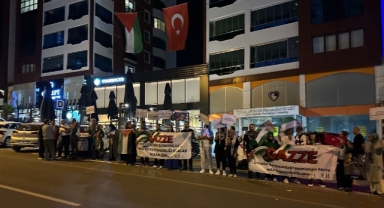 Kahramanmaraş’ta Starbucks Önünde Protesto