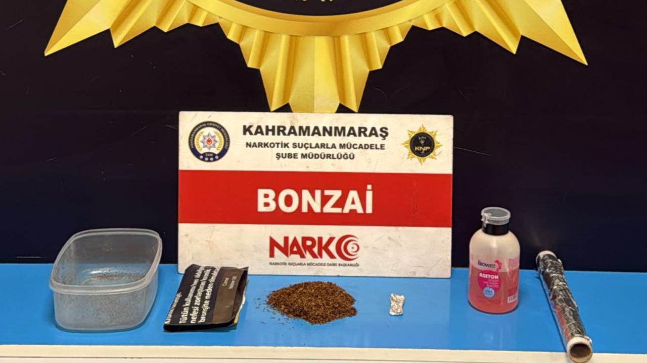 Kahramanmaraş’ta Uyuşturucu Operasyonu