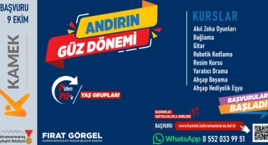 Andırın’da KAMEK Kurslarına Kayıtlar Başladı