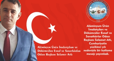 Başkan Atlı’dan  Cumhuriyet'in 102. yılı için kutlama mesajı