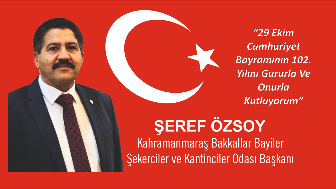 BAŞKAN ÖZSOY’DAN 29 EKİM CUMHURİYET BAYRAMI MESAJI