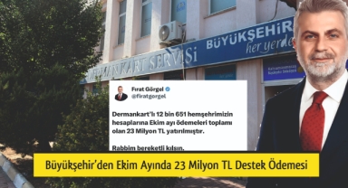 Büyükşehir’den Ekim Ayında 23 Milyon TL Destek Ödemesi