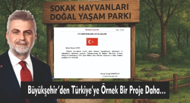 Büyükşehir’den Türkiye’ye Örnek Bir Proje Daha…