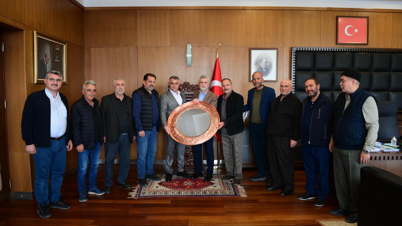 İMALATÇILARI VE DÖKÜMCÜLER ODASI’NDAN BAŞKAN GÖRGEL’E ZİYARET