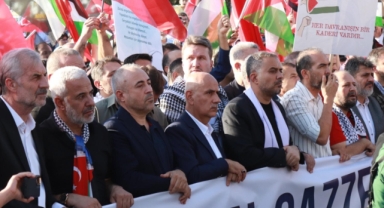 Kahramanmaraş binler Gazze için yürüdü