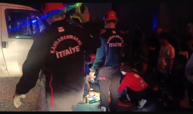 Kahramanmaraş’ta iki otomobil çarpıştı: 2 yaralı