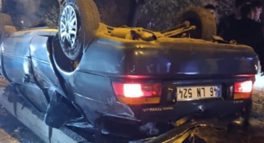 Kahramanmaraş’ta otomobil takla attı: 3 yaralı 
