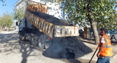 Mehmet Akif’te Altyapının Ardından Yol Onarımları Başladı