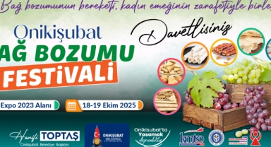 Onikişubat Belediyesi’nden Geleneksel Bağ Bozumu Festivali