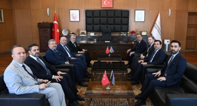 Başkan Görgel, Azerbaycan Büyükelçisi Reşad Memmedov’u Ağırladı