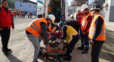 Büyükşehir’den Gerçeği Aratmayan Acil Durum Tatbikatı