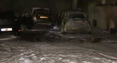 Kahramanmaraş’ta Apartman Otoparkında Korkutan Yangın