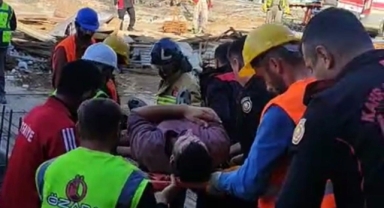 Kahramanmaraş’ta İnşaat İskelesi Çöktü: 1 Yaralı