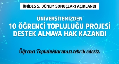 KSÜ’den 10 Öğrenci Topluluğu Projesi ÜNİDES’ten Destek Almaya Hak Kazandı