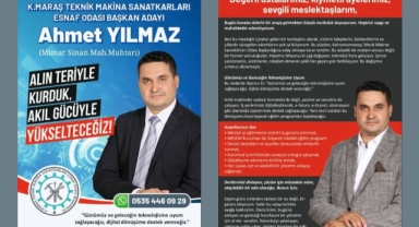 Ahmet Yılmaz’dan 2026 Yeni Yıl Mesajı: “Esnafımızla Birlikte Üreten, Güçlenen Bir Kahramanmaraş İçin Geliyoruz”