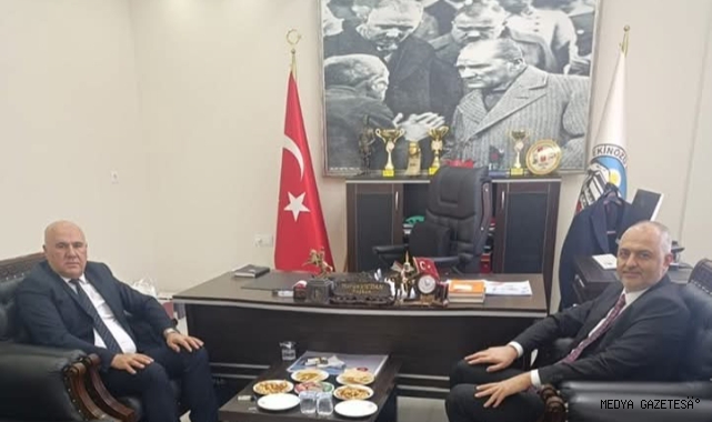 Andırın Belediye Başkanı Ahmet Sinan Gökşen’den Ekinözü Belediyesi’ne Ziyaret