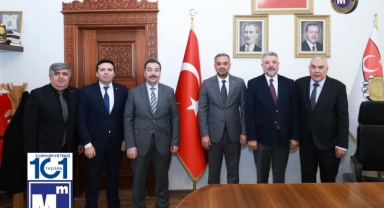 BAŞKAN ABDULLAH KALIN’DAN ONİKİŞUBAT BELEDİYE BAŞKANI HANİFİ TOPTAŞ’A ZİYARET