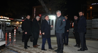 Başkan Görgel, Şehir Merkezindeki Alt ve Üstyapı Çalışmalarını Yerinde İnceledi