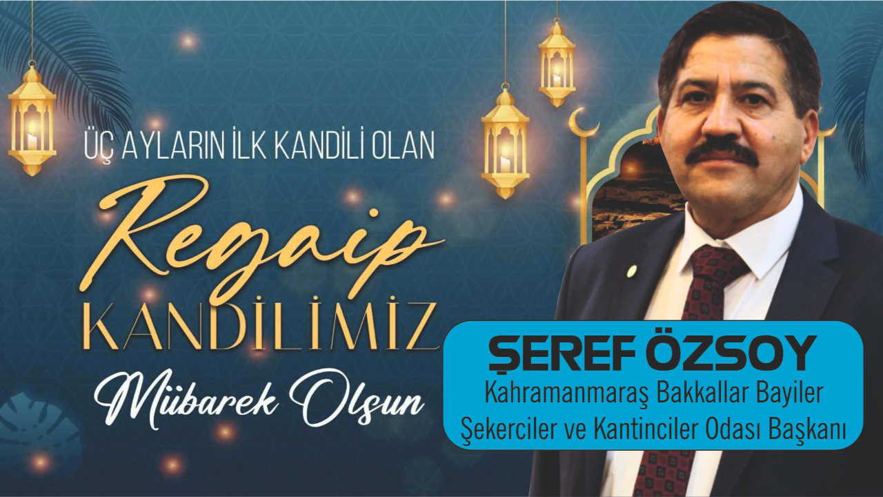 Başkan Özsoy’dan Regaip Kandili Mesajı
