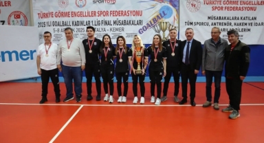 Büyükşehir’in Kadın Goalball Takımı 1. Lig Şampiyonu