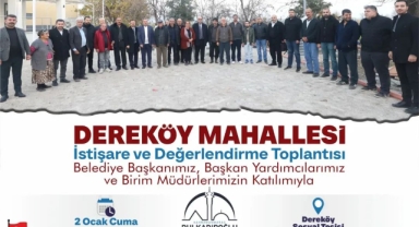 Dulkadiroğlu’nda Katılımcı Belediyecilik Vurgusu: Başkan Akpınar Dereköy’de Vatandaşlarla Buluşuyor