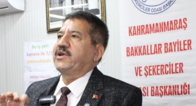 KAHRAMANMARAŞ BAKKALLAR ODASI BAŞKANI ŞEREF ÖZSOY YENİDEN ADAYLIĞINI AÇIKLADI