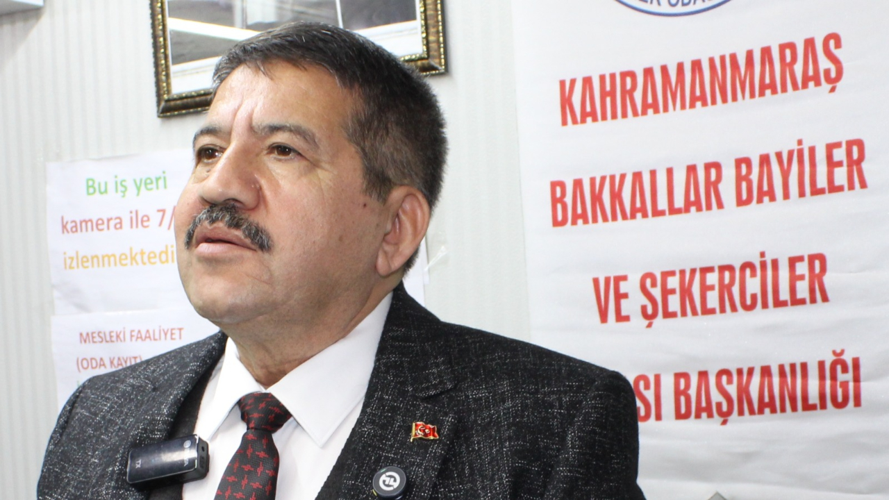 KAHRAMANMARAŞ BAKKALLAR ODASI BAŞKANI ŞEREF ÖZSOY YENİDEN ADAYLIĞINI AÇIKLADI