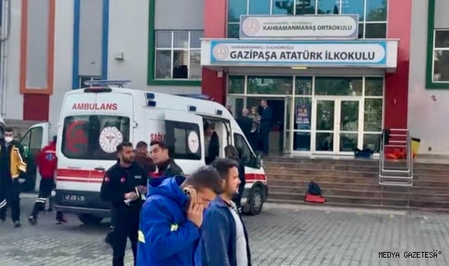 KAHRAMANMARAŞ’TA İLKOKULDA ŞÜPHELİ KOKU PANİĞİ: ÇOK SAYIDA ÖĞRENCİ HASTANEYE KALDIRILDI