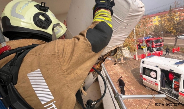 Kahramanmaraş’ta itfaiyenin zamanında müdahalesi hayat kurtardı