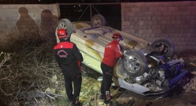 Kahramanmaraş’ta otomobil takla attı: 4 yaralı