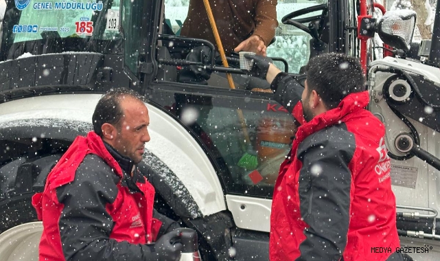 Onikişubat’ta kar soğuğuna karşı sıcak dayanışma