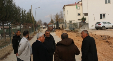 Pazarcık’ta Altyapısı Tamamlanan Bölgelerde Sıcak Asfalt Öncesi Çalışmalar Başladı