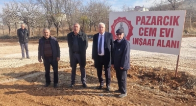PAZARCIK’TA CEM EVİ İÇİN TARİHİ ADIM: TEMEL ATMA TÖRENİ YARIN