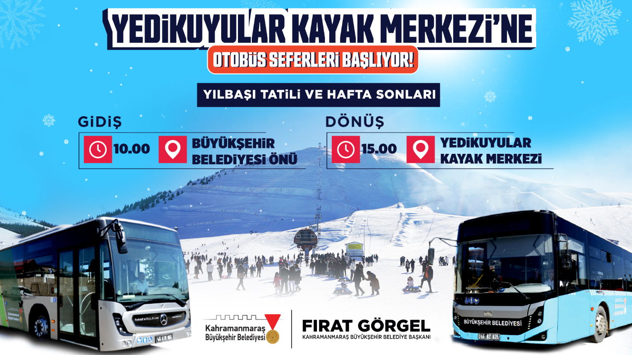 Yedikuyular’a Otobüs Seferleri Başlıyor!