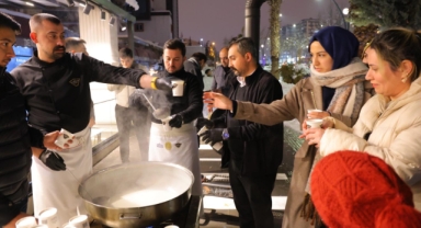 Alpedo’dan soğuk havada sıcak ikram