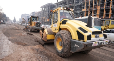 Azerbaycan Bulvarı’nda Altyapının Ardından Asfalt Hazırlığı