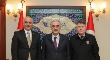 BAŞKAN GÖKŞEN, BURSA VALİSİ AYYILDIZ’I ZİYARET ETTİ