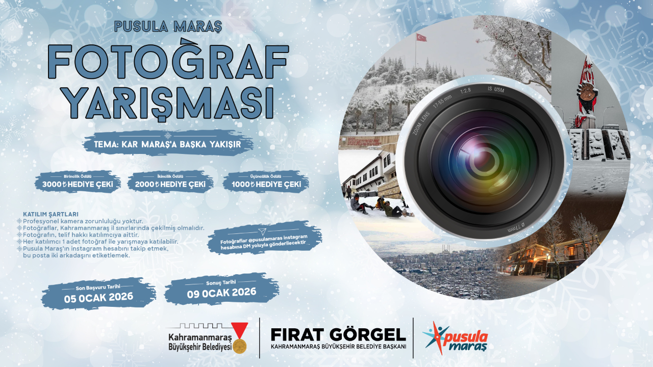 Beyaz Örtü Objektiflerde Hayat Buluyor; Ödüllü Fotoğraf Yarışmasına Başvurular Başladı