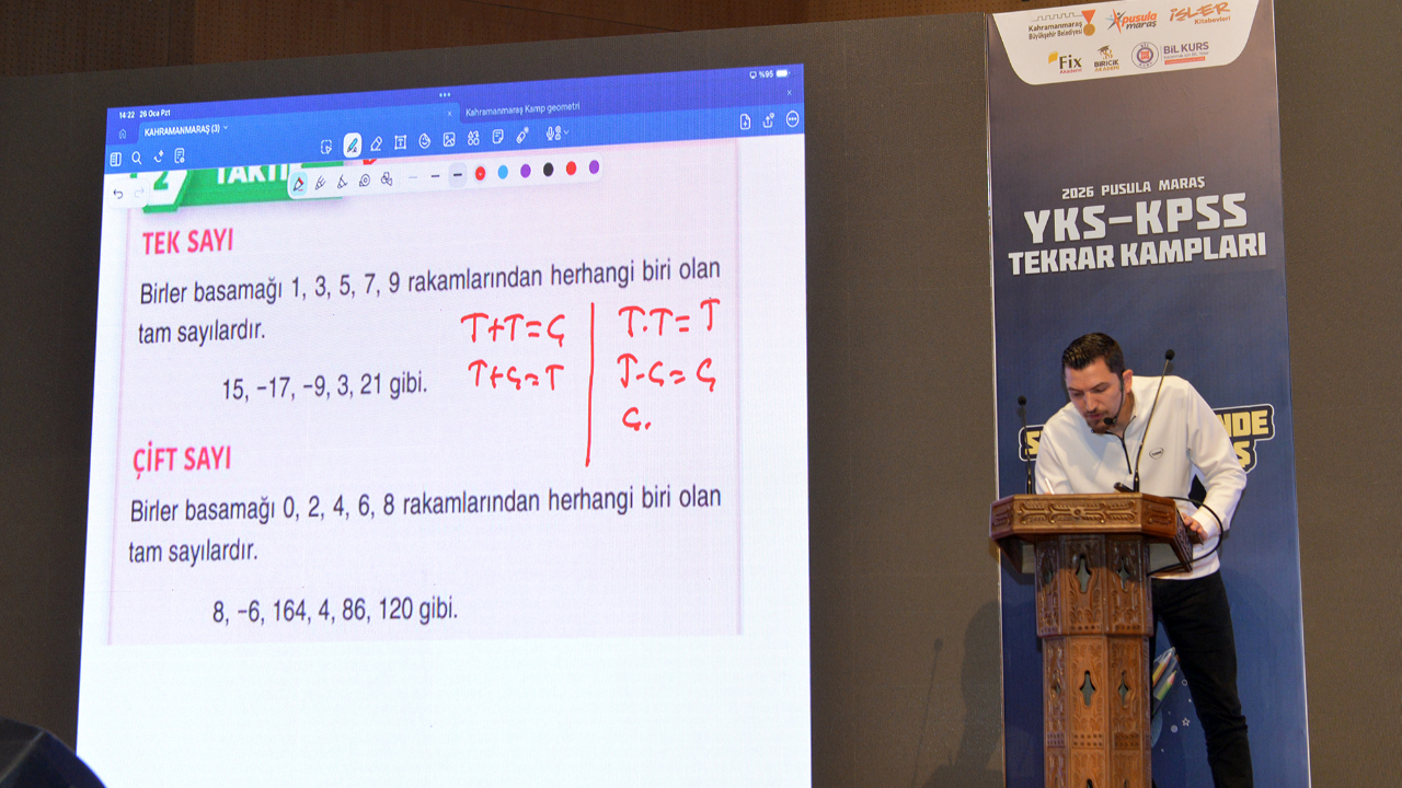 Büyükşehir’in YKS Kampında Matematik ve Geometriyle Güçlü Başlangıç